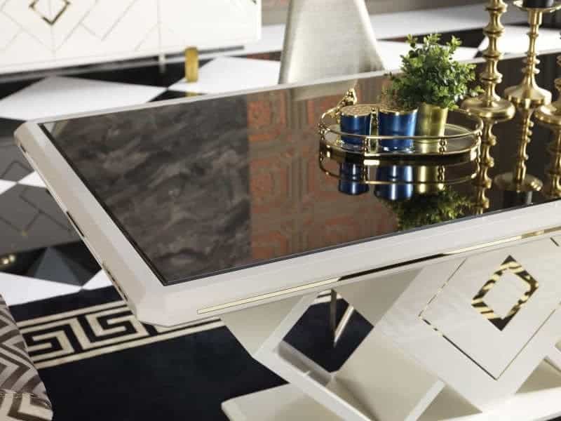 LuxeLife Yemek Masası Versace Yemek Masası